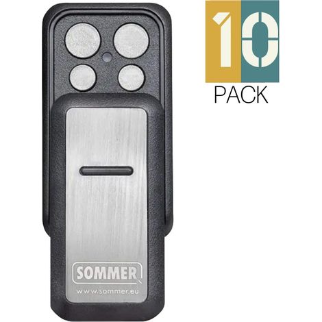 SLIDER PLUS S10305 Télécommande 4 canaux SOMMER Pack de 10