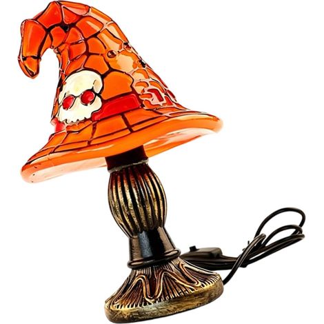 Lampe d ' accent de chapeau de sorcière de vacances pour la, Lumière d ' affichage lumineuse pour l ' installation d ' étagères, d ' entrées et de fêtes (1/5)