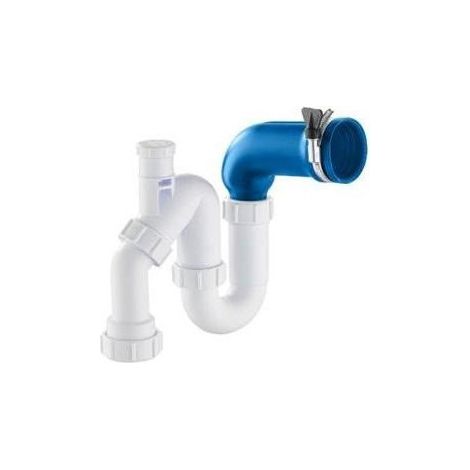 IDS CONTOUR 21 Plus piletta per lavabo con aletta bianca