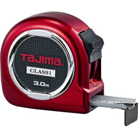 Tajima Robustes Bandmaß Class 1, 1 Stück, TAJ-21103, rot, 3 m/16 mm