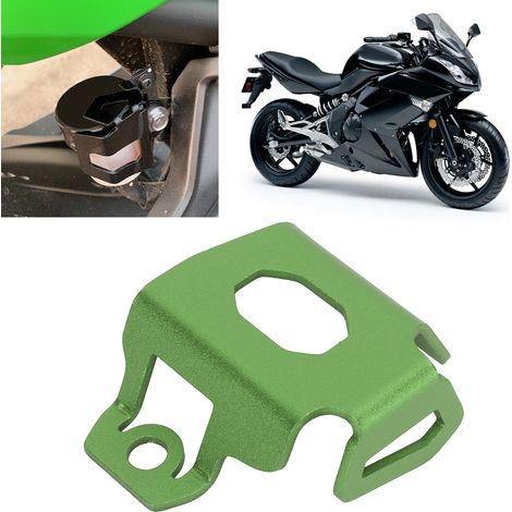 Schutz für den hinteren Bremsflüssigkeitsbehälter für Kawasaki NINJA 400 Motorrad 2018-2021, grün. (1/5)