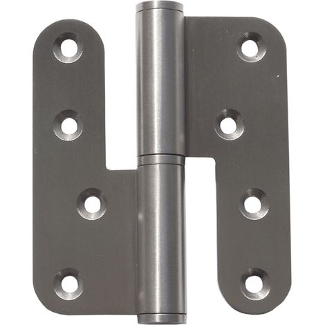 Aufschraubband B 1835 links, 100,2 x 86,4 x 3 mm, Edelstahl