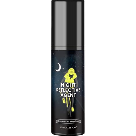 Spray réfléchissant 100 ml, idéal pour les activités nocturnes, pour une sécurité accrue - Idée cadeau