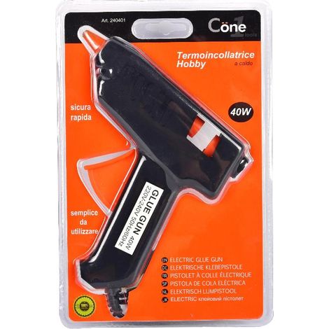 Pistola colla a caldo incollatrice silicone elettrica 40 watt