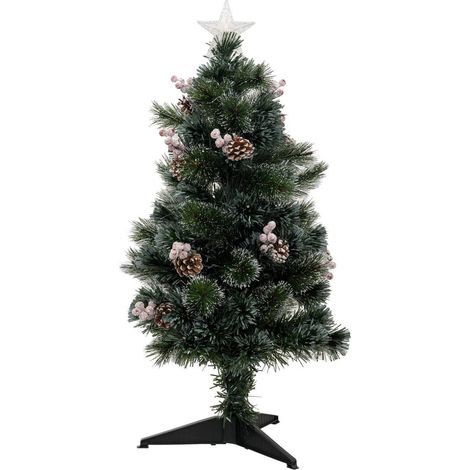 Albero di natale sofia 34 led in fibra ottica h.90cm - Feeric lights & christmas (1/2)
