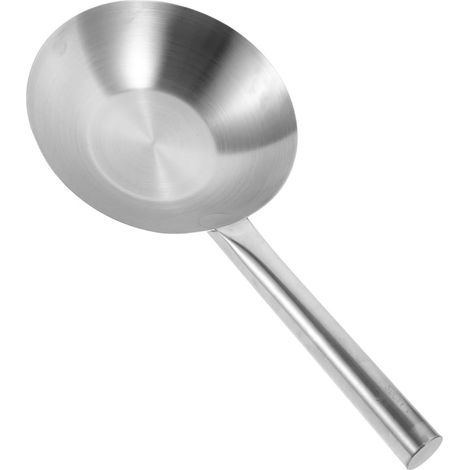 Louche inox 23 cm manche ergonomique, réutilisable eau, salade, soja, arrosage (1/5)