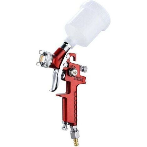 Pistolet à Peinture de pulvérisation à gravité d'air Pistolet à compresseur à air comprimé (rouge) (1/3)
