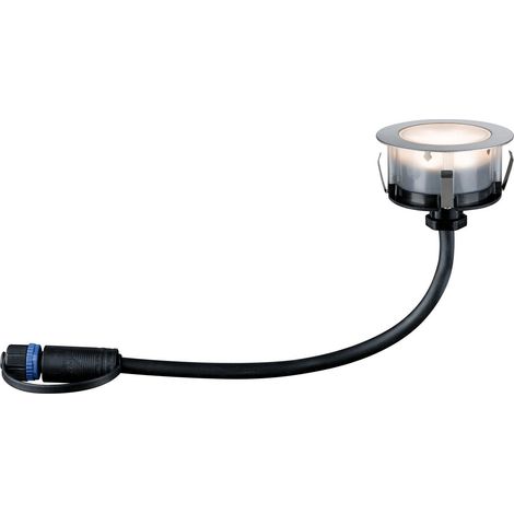 Paulmann Plug & Shine luminaria exterior plateada LED