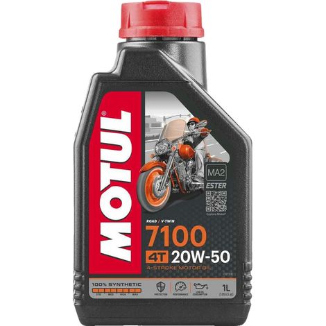 Huile Motul 20W50 1L 7100 4T/Motos