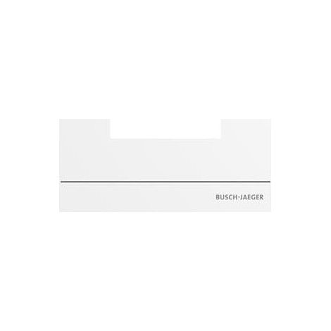 Busch-Jaeger Plaque frontale Audio, 1/2, blanc (41392CF-W-03), 2TMA220160W0007