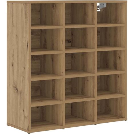 Maison Exclusive - Armario Zapatero Roble artesanal 77,5 x 30 x 8 (1/5)