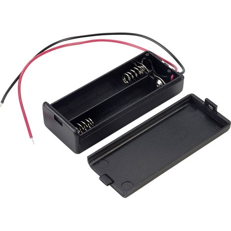 TRU COMPONENTS SBH-421-2A Batteriebox 2x Micro (AAA) Kabel