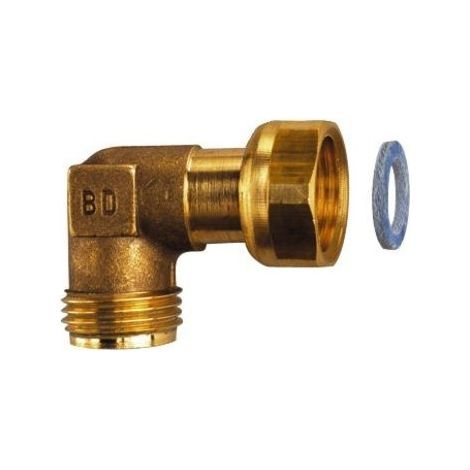 Codo de todo tipo de gas macho/hembra 15x21