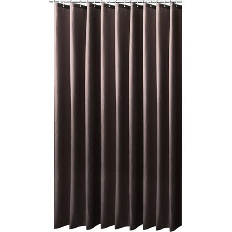 Rideau De Douche En Polyester Imperméable Anti Moisissure Avec Crochets C Pour Salle De Bain Standard 180x180cm (1/5)