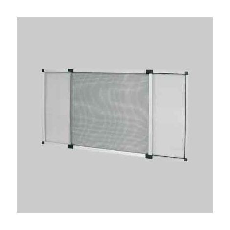 ZANZARIERA A PANNELLO ESTENSIBILE 'IDEAL STAR' cm 40x50 - col. Bianco. Prezzo per Pezzo.