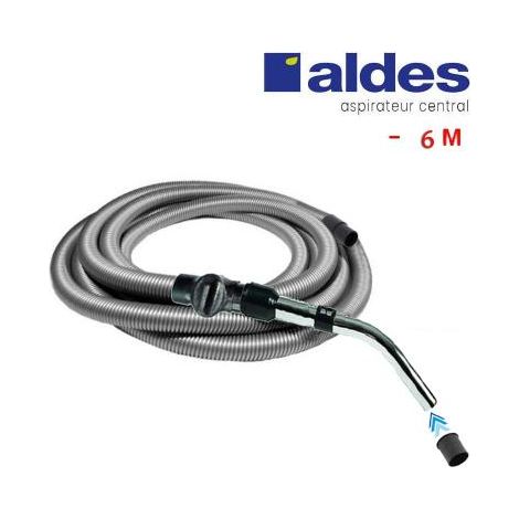 Flexible ALDES avec poignée standard chromée remplace la poignée de commande pneumatique ALDES 11070062 avec douille de démarrage - longueur au choix - 6m