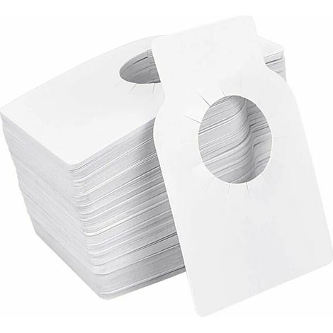 200 Stück Flaschenetiketten, PVC-Flaschenetikett zum Beschriften, wasserdichtes Weinflaschenetikett für den Flaschenhals  FLITI (1/4)