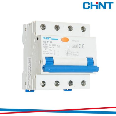 CHT INT. MGN DIFF. C6 6KA 30MA TIPO AC 4P