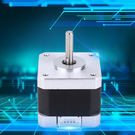 Nema17 Zweiphasen-Schrittmotor, 1,8° Teilung, Miniatur, 3,6 V, 1,5 A, Silberkabel XH-2.54 (1/5)