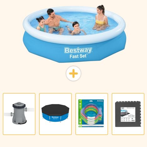 Bestway Bestway Fast Set Ronde - 305x66 cm - 5-pièces S317 (1/5)