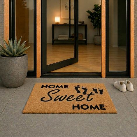 Alfombra de coco 'Hogar dulce hogar' - 40x60 cm (1/4)