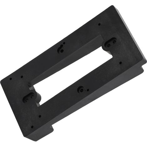 Support de sonnette vidéo polyvalent fixation douce socle de montage universel pour la plupart des marques de sonnettes noir (1/5)