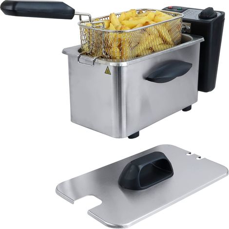 Igenix Deep Fat Fryer with Basket, 1.5 Litre - IG8015