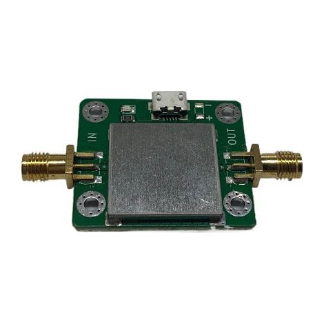 50M-6GHz low-noise RF amplifier with 20dB gain and USB power port (hackrf one) (1/4)