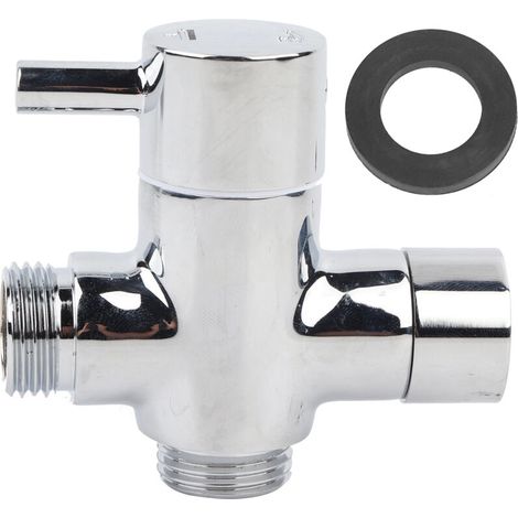 Inverseur de Pommeau de Douche, Inverseur de Bras de Douche Réglable, Douche Durable pour Salle de Bain, Toilette, Maison (1/5)