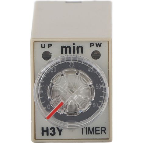 H3Y-2 Delay Timer 8 Pin Timer Relay 060 Minutes Dial Type 5A for Multiple Purpose (1/5)