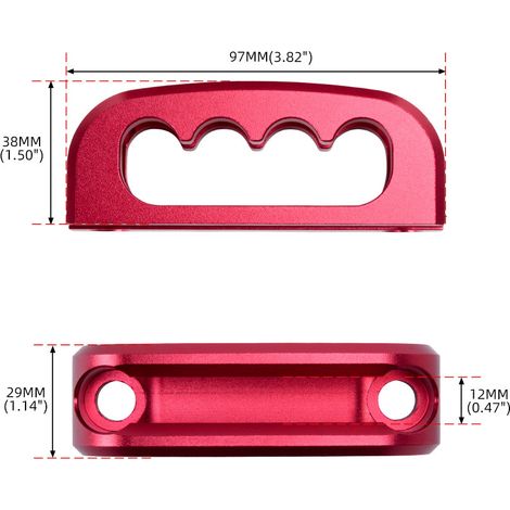 Lashing rings for truck trailers, suitable for the Tacoma, Tundra, Gladiator and Ram 1500 models. 2 pieces per pack.