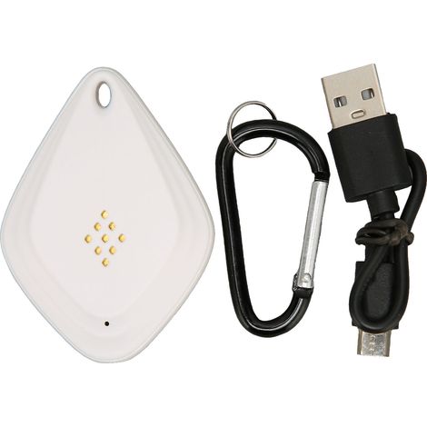 Répulsif Ultrason Portable Anti-Moustiques et Souris avec Anneau de Suspension pour Camping (1/5)