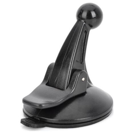 Support à ventouse pour pare-brise – Compatible tous GPS Garmin – Installation facile – Matériau plastique durable – Diamètre rotule 1,7 cm (1/5)