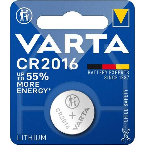 10 x VARTA BATTERIA A BOTTONE CR2016 LITIO  BL 1 PZ