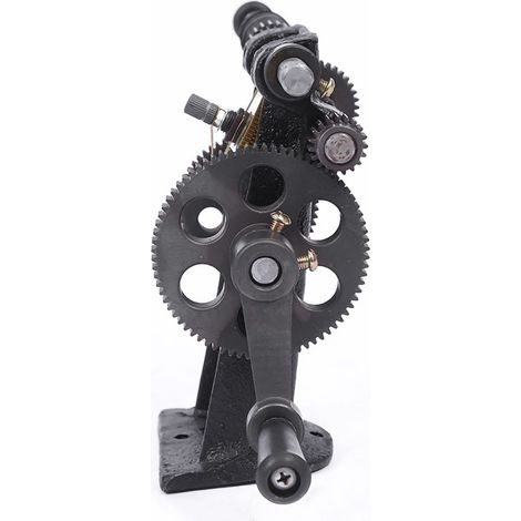 Enrouleuse de bobines manuelle en fonte pour petit moteur avec compteur de tours 1:3 1:8 (1/5)