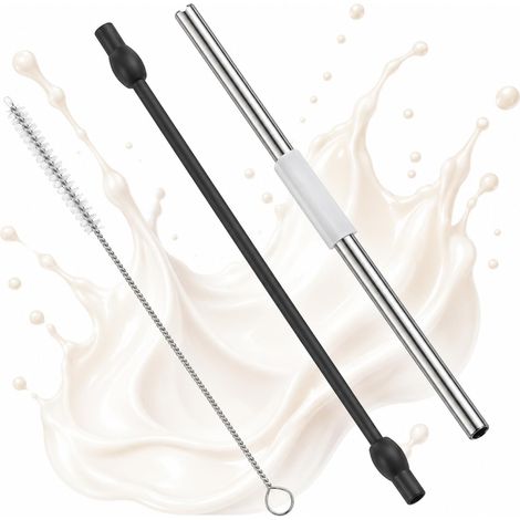 Kit Tuyau à Lait pour Machine à Café, Tuyau Silicone avec Tube Inox (1/5)