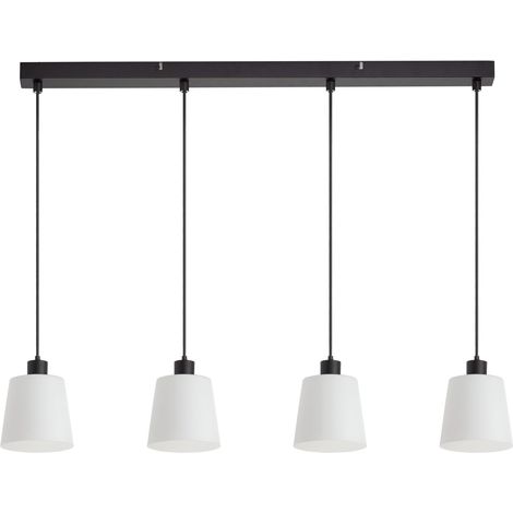 Lámpara de techo alargada DEKO negro mate 4xE27 (1/2)