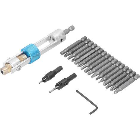 20 Pièces Mèches à Fraiser Acier Rapide avec Adaptateur Vis pour Outils de Réparation (1/5)