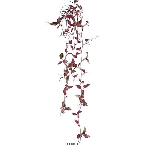 Jolie chute de tradescantia artificiel L 102 cm violine (1/3)