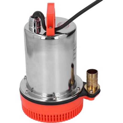 Tauchpumpe, 3800 U/min, Kupfermotor, hohe Förderleistung, 12 m Förderhöhe, 180 W, 12 V Gleichstrom (1/5)