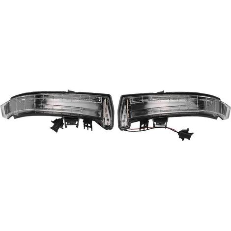 Coppia di luci di posizione laterali a LED per specchietti retrovisori W204, W212 e W221 (lenti degli indicatori di direzione) 2129067401 e 2129067501 (1/5)