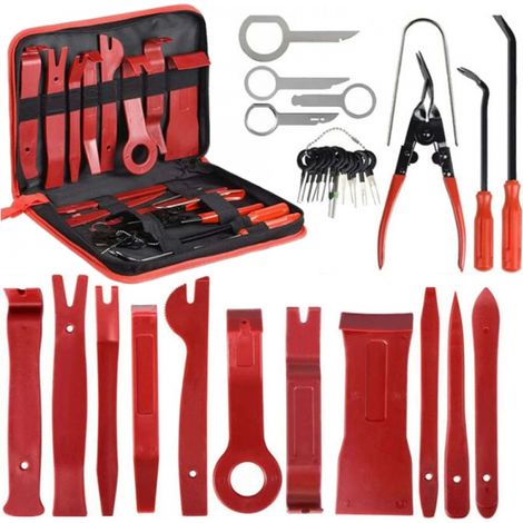 30PCS Trim Tools Innenverkleidung Installation Entfernungswerkzeuge Trim Tools Autoradio Türverkleidung Auto Trim Kit mit Tasche (1/5)