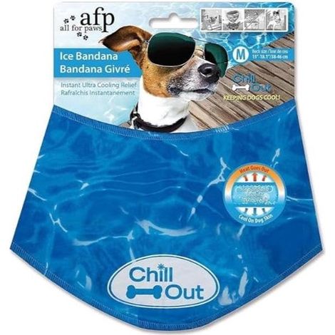 Bandana rafraîchissant pour chien – Bandana rafraîchissant pour chien – Résistant à l'eau – Pour petits chiens – 36 cm