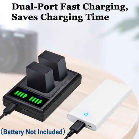 Chargeur De Batterie Np-Fw50 Pour Sony Alpha A6500 A6400 A6300 A6000 A5100 A7 A7Ii A7R A7Rii A7S A7Sii A7S2 Nex-3/5/7 Zv-E10,[F59] (1/5)