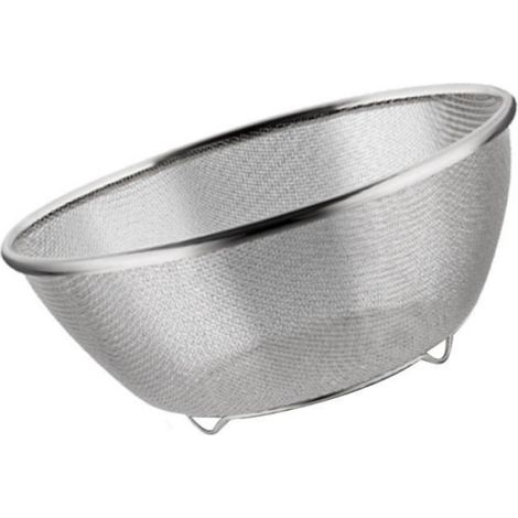Égouttoir Cuisine Acier Inox Multifonctionnel Bol Lavage Riz Passoire Style Japonais