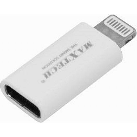 MaxTech - Adattatore Otg Compatto Connettore Da Type-c Femmina A Lightning Maschio C-098 - (1/2)