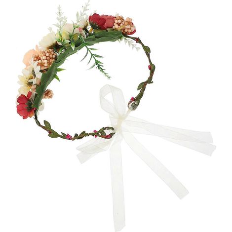 Collar para perro con flores artificiales para boda (2 unidades) (1/5)