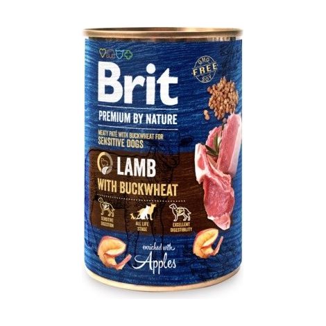 Agneau au sarrasin Brit Premium By Nature (boîte) 400 g