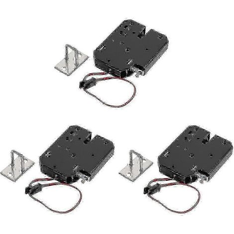 3 verrous magnétiques de porte, force de maintien de 150 kg, sécurité intégrée, 12 V CC, Europe (1/5)