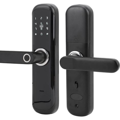 de porte à entrée sans clé serrure intelligente à empreinte (1/5)